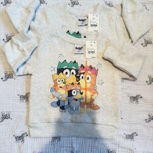 Bluey Kids Sweatshirt - Gray